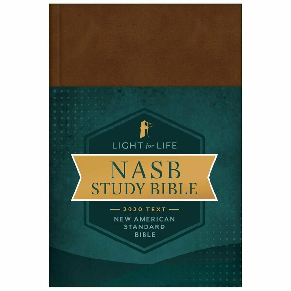 Barbour Publishing Barbour Publishing NASB 2020 Light for Life Study Bible - Golden Caramel Hardcover 204443